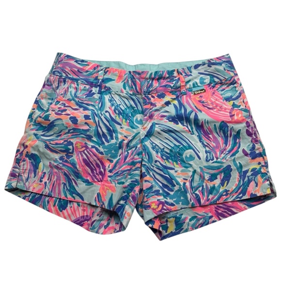 Lilly Pulitzer 5" Callan Shorts Seas The Day - Picture 2 of 15